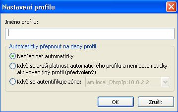 N&aacute;zev profilu